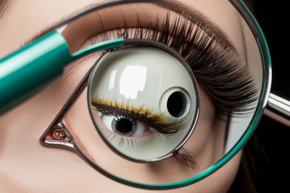 kit de lentes intercambiables para gafas de aumento de extensiones de pestañas