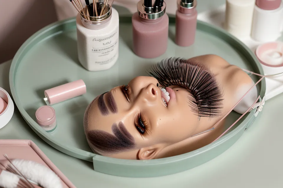 Parches de hidrogel para pestañas listos para una aplicación de extensiones sin irritar la piel