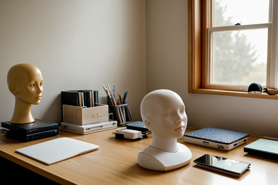 Espacio de estudio en casa para un curso de pestañas online mientras se emprende un negocio de belleza